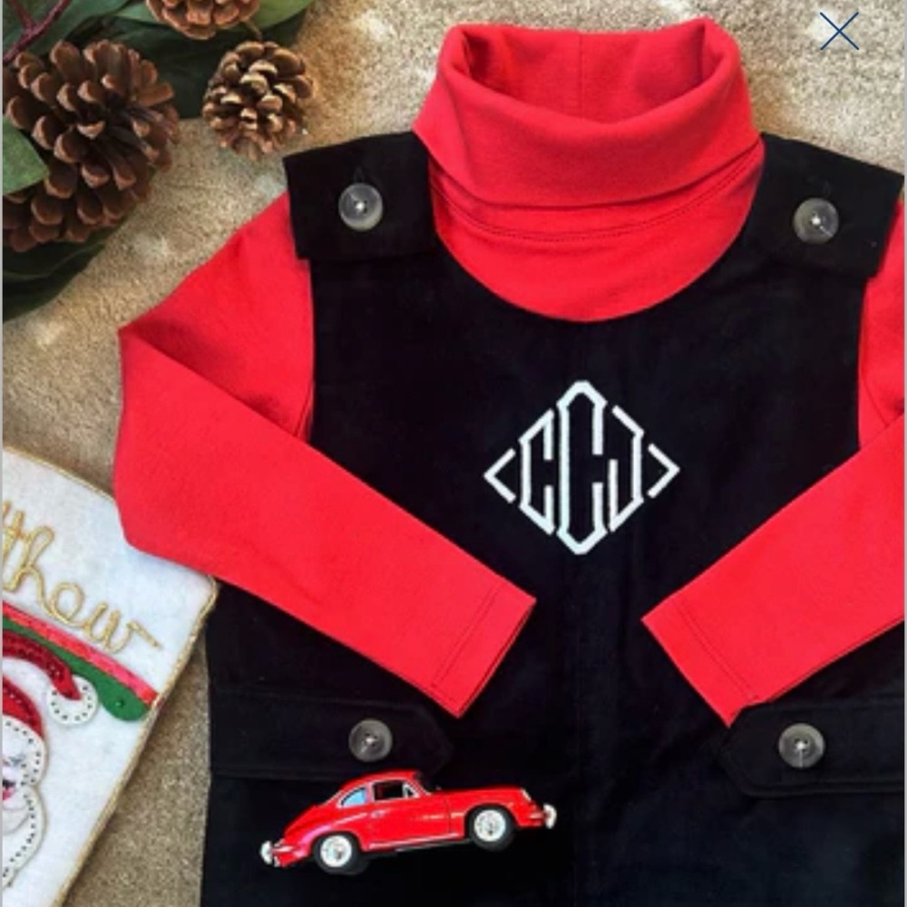 T.B.B.C. Tatum's Turtleneck (Unisex) in Richmond Red, Size 18-24M - Picture 10 of 11